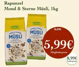 LPG Biomarkt Rapunzel Mond & Sterne Müsli Angebot