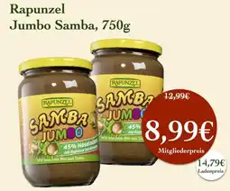 LPG Biomarkt Rapunzel Jumbo Samba Angebot