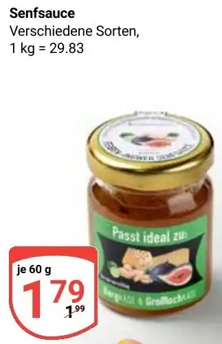 Globus Senfsauce Angebot