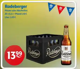 Getränke Hoffmann Radeberger Pilsner oder Alkoholfrei Angebot