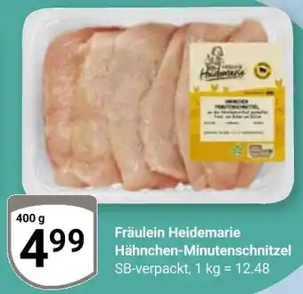 Globus Fräulein Heidemarie Hähnchen-Minutenschnitzel Angebot