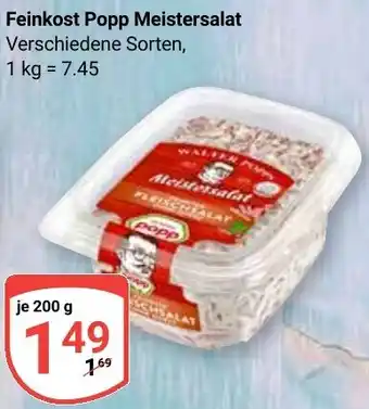 Globus Feinkost Popp Meistersalat Angebot