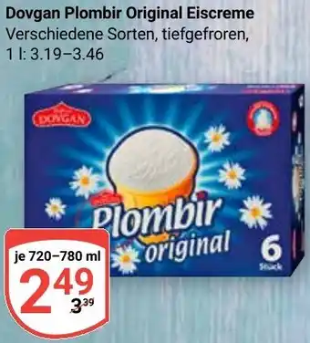 Globus Dovgan Plombir Original Eiscreme Angebot