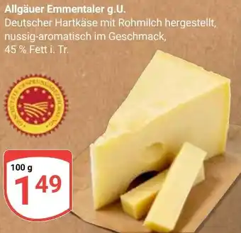 Globus Allgäuer Emmentaler g.U. Angebot