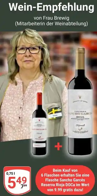 Globus Wein-Empfehlung Angebot