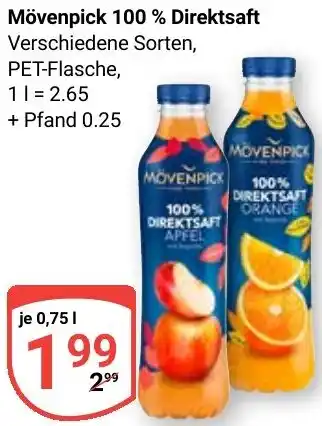 Globus Mövenpick 100 % Direktsaft Angebot