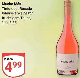 Globus Mucho Más Tinto oder Rosado Angebot