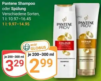 Globus Pantene Shampoo oder Spülung Angebot