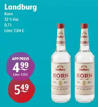 Getränke Hoffmann Landburg Korn Angebot