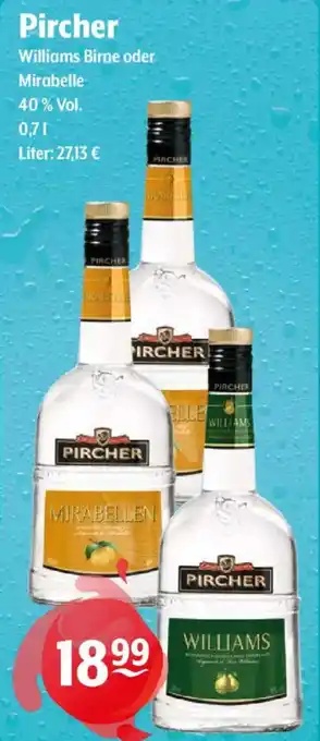 Getränke Hoffmann Pircher Williams Birne oder Mirabelle Angebot