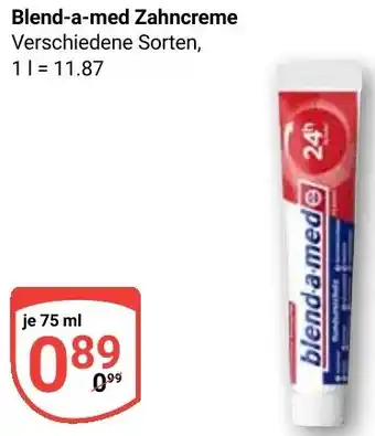 Globus Blend-a-med Zahncreme Angebot