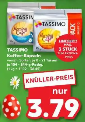 Kaufland Tassimo Kaffee- kapseln Angebot