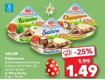 Kaufland Adler Edelcreme Angebot