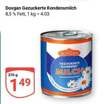 Globus Dovgan Gezuckerte Kondensmilch Angebot