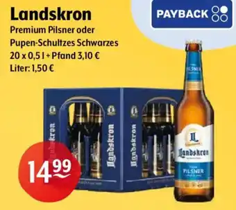 Getränke Hoffmann Landskron Premium Pilsner oder Pupen-Schultzes Schwarzes Angebot