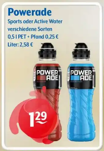 Getränke Hoffmann Powerade Sports oder Active Water Angebot
