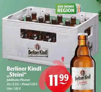 Getränke Hoffmann Berliner Kindl ,Steini❝ Jubiläums Pilsener Angebot