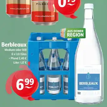 Getränke Hoffmann Berbleaux Medium oder Still Angebot