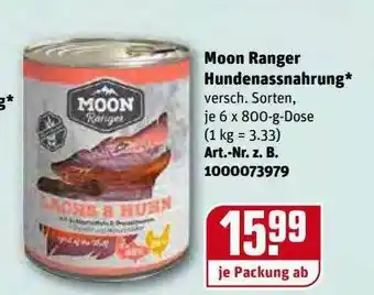 REWE Kaufpark Moon Ranger Hundenassnahrung Angebot