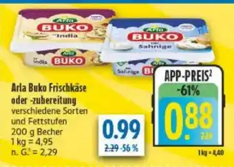 diska Arla Buko Frischkäse oder -zubereitung Angebot