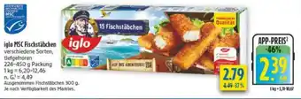 diska iglo MSC Fischstäbchen Angebot