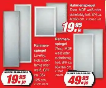 Möbel AS Rahmen Spiegel Angebot