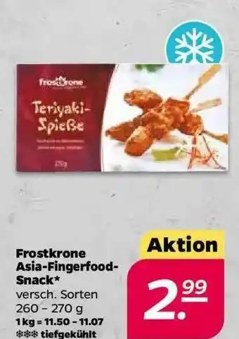 NETTO Frostkrone Asia-fingerfood Snack Angebot