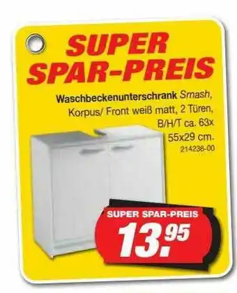 Möbel AS Waschbeckenunterschrank Angebot