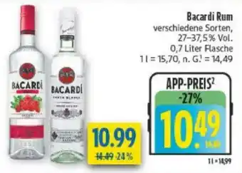 diska Bacardi Rum Angebot