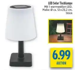 diska LED Solar Tischlampe Angebot