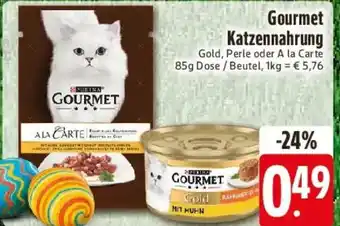 E-Center Gourmet Katzennahrung Angebot