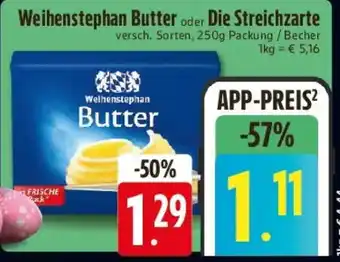 E-Center Weihenstephan Butter oder Die Streichzarte Angebot