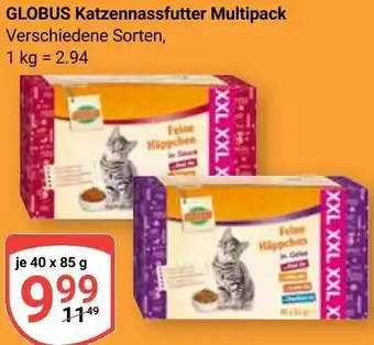 Globus GLOBUS Katzennassfutter Multipack Angebot