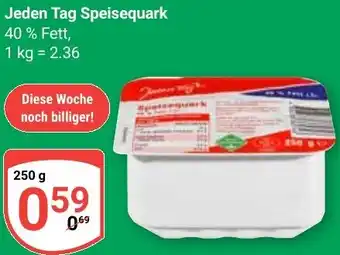 Globus Jeden Tag Speisequark Angebot