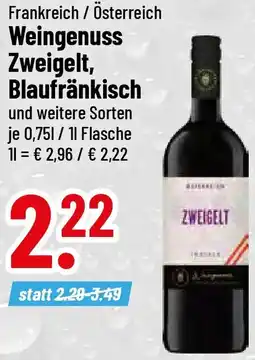 trinkgut Weingenuss Zweigelt, Blaufränkisch Angebot