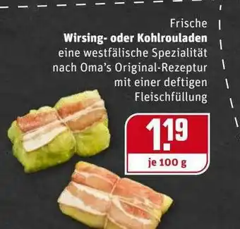 REWE Kaufpark Frische Wirsing-oder Kohlrouladen Angebot