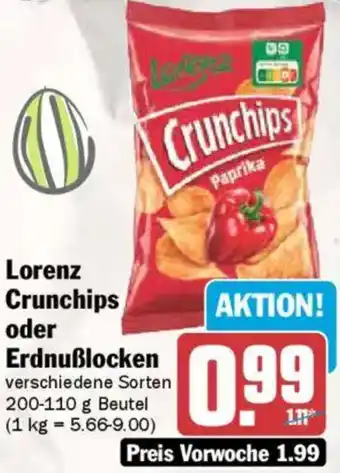 AEZ Lorenz Crunchips oder Erdnuẞlocken Angebot