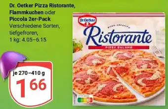 Globus Dr. Oetker Pizza Ristorante, Flammkuchen oder Piccola 2er-Pack Angebot