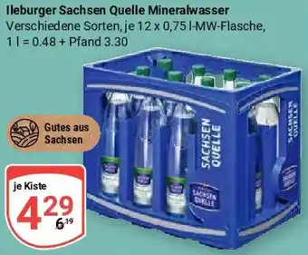 Globus Ileburger Sachsen Quelle Mineralwasser Angebot