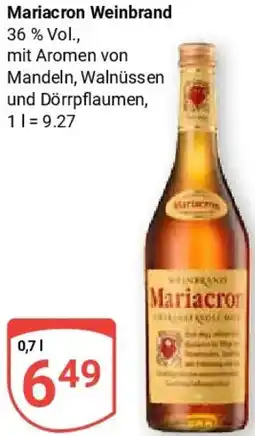 Globus Mariacron Weinbrand Angebot