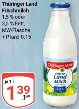 Globus Thüringer Land Frischmilch Angebot