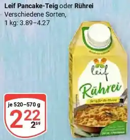 Globus Leif Pancake-Teig oder Rührei Angebot