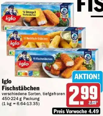 AEZ Iglo Fischstäbchen Angebot