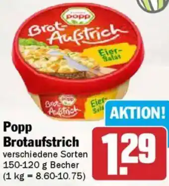 AEZ Popp Brotaufstrich Angebot