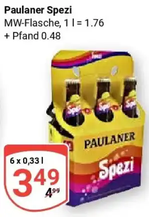 Globus Paulaner Spezi Angebot