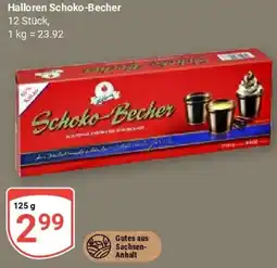 Globus Halloren Schoko-Becher Angebot