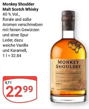 Globus Monkey Shoulder Malt Scotch Whisky Angebot