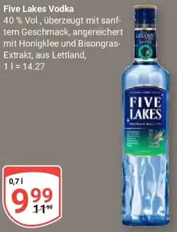 Globus Five Lakes Vodka Angebot