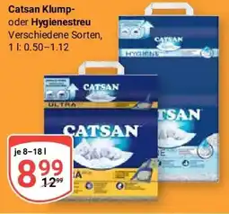 Globus Catsan Klump oder Hygienestreu Angebot