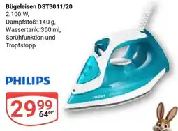Globus PHILIPS Bügeleisen DST3011/20 Angebot